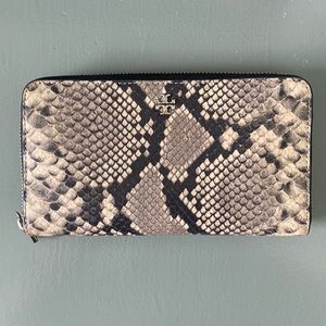 Tory Burch Snakeskin Wallet